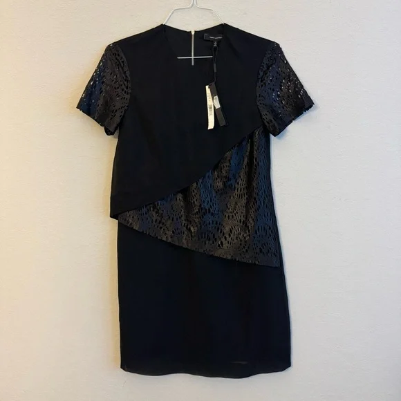 Robert Rodriguez Black Silk Shift Dress NWT - Picture 1 of 8
